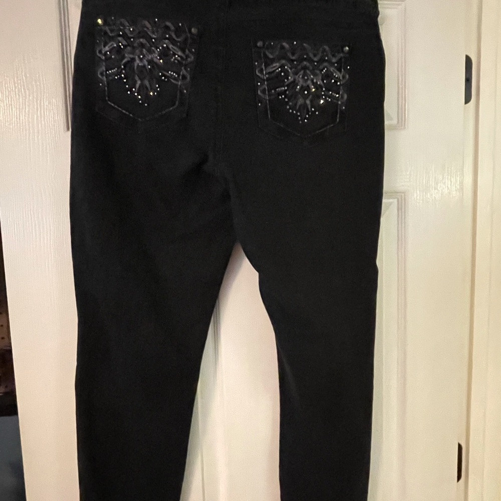 Wallflower- black denim, curvy fit, size 13